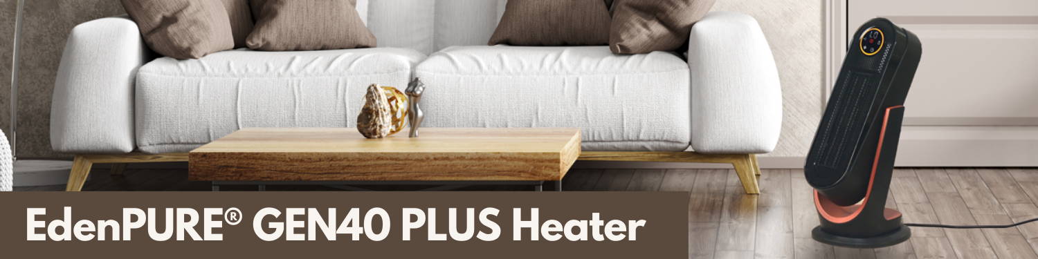 EdenPURE GEN40 Infrared Hybrid Heater With Oscillation - Heats 50% Better Than Furnaces